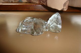 Vintage Kosta Boda Glass Owl Zoo Series Animal Figurine Paperweight 4