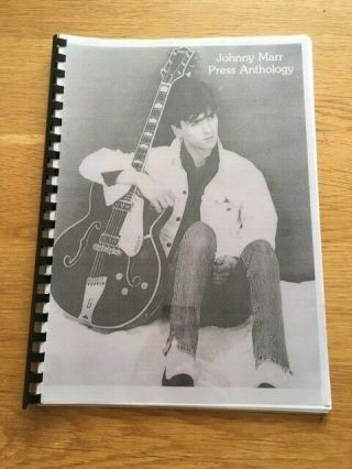 Johnny Marr Press Anthology 78 Page Booklet The Smiths Manchester