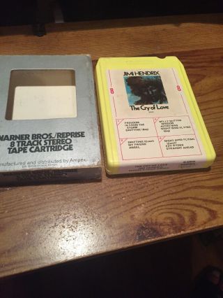 Jimi Hendrix/ The Cry Of Love With Sleeve 8 Track Tape 2