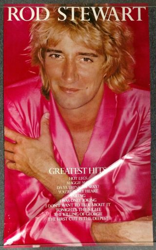 Rod Stewart Greatest Hits 1979 Promo Poster