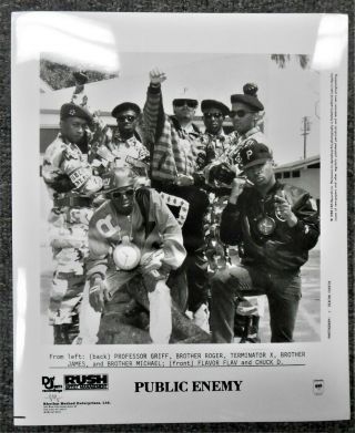Public Enemy Publicity Press Promo Photo 8x10