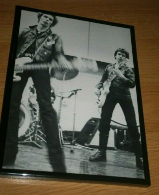 Sex Pistols Sid Vicious Steve Jones Uxbridge 1977 Punk Rock Framed