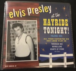 Mega Rare Elvis Presley - Cd " At The Hayride Tonight " Tunzi
