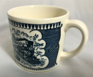 Vintage Royal China Currier and Ives Express Train Coffee Mug 3