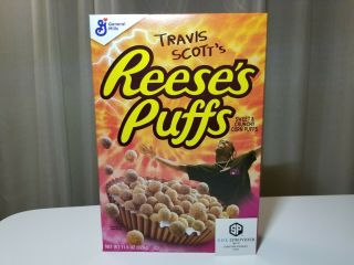 Travis Scott’s Reese ' s Puffs Limited Edition,  Astroworld Cactus Jack Cereal. 5