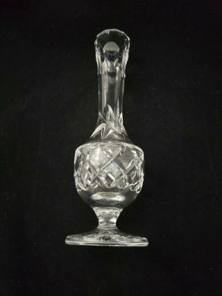 Galway Irish 24 Lead Crystal Ashford Glass Bud Vase Cut 1978 - 1993 Signed