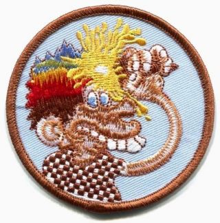 Grateful Dead Ice Cream Cone Kid Embreoidered Iron On Patch 1803