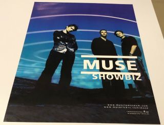 Muse " Showbiz " 1999 Maverick Records Promo Only Poster 24x18