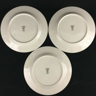 Set of 3 Dinner Plates 10 1/2 