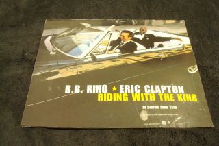B.  B.  King,  Eric Clapton 2001 Ad Riding In Car,  For Hit " Riding With The King "
