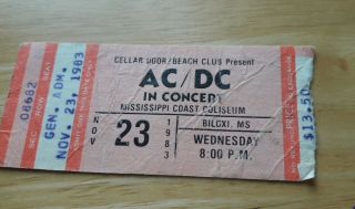 Ac/dc November 23,  1983 