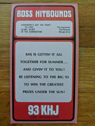 KHJ 93 FM Radio Boss 30 Survey July 1,  1970 Los Angeles Ike &Tina Turner picture 3