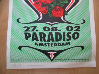 MOTHER TONGUE CONCERT POSTER 2002 SIGNED BY MARK ARMINSKI PARADISO AMSTERDAM 2