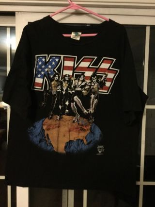 July 30 & 31,  1996 Boston Kiss Alive Tour T Shirt 100 Cotton Xl,  Fleet Center