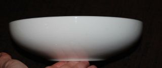 Vtg Russel Wright Iroquois Casual China White Serving Bowl T - 3