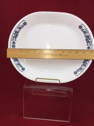 Corning Corelle Old Town Blue Oval Serving Platter 12 