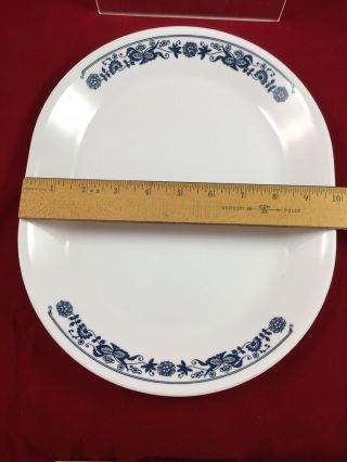Corning Corelle Old Town Blue Oval Serving Platter 12 