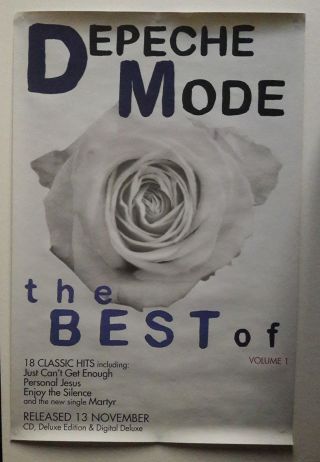Best Of Depeche Mode Vol 1 - Promo Poster
