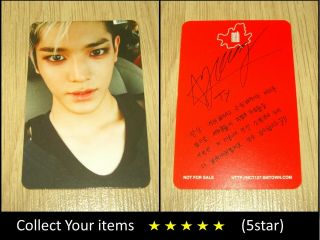 Nct 127 Debut 1st Mini Album Fire Truck Taeyong A Official Photo Card