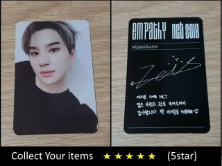 Nct 1st Album Nct 2018 Empathy Dream Black Jungwoo A Official Photo Card