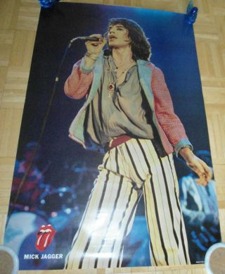 Mick Jagger Rolling Stones Vintage Poster 252 - 23x35