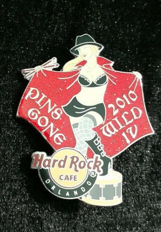 Hard Rock Cafe Orlando 2010 Sexy Blonde Pins Gone Wild Girl