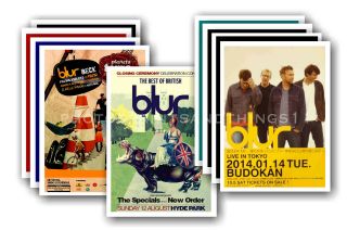 Blur - 10 Promotional Posters - Collectable Postcard Set 2