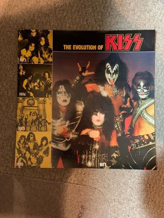 Kiss Alive Ii Insert “the Evolution Of Kiss” 8 - Page Booklet