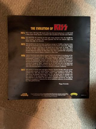 KISS Alive II Insert “The Evolution of KISS” 8 - Page Booklet 2