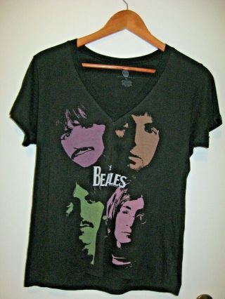 Beatles Faces Tee Woman 