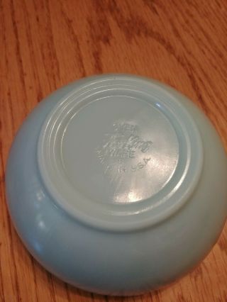 Fire King Blue Delphite Bowl 5 Inch Cereal Soup Small Vintage 1950s