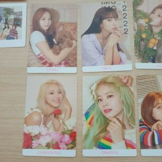 Twice Fancy you 7th mini album Official benefit photocard SET B ver. 5