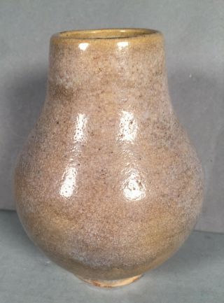 Volkous?? 1937 Studio Pottery Vase Signed And Dated Nr