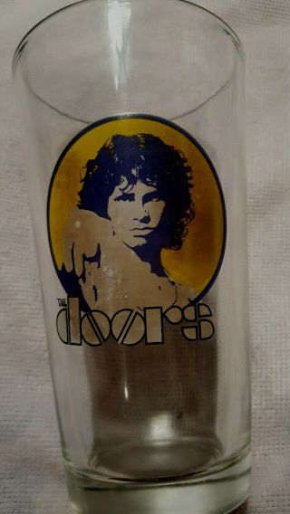 Jim Morrison / The Doors set of 2 VINTAGE DRINKING GLASSES Musical Collectibles 3