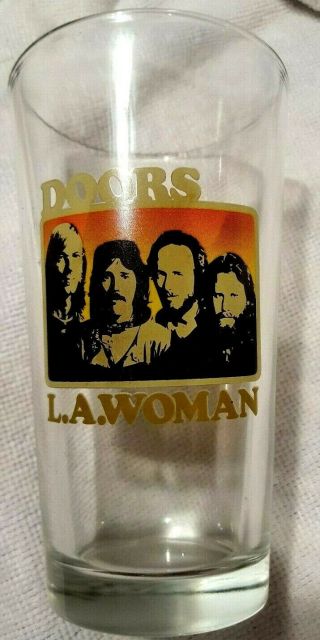 Jim Morrison / The Doors set of 2 VINTAGE DRINKING GLASSES Musical Collectibles 4