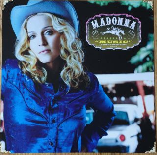 Madonna Music Us 12 " Promo In - Store Display Card
