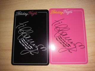 SNSD Girls Generatioin Tiffany Holiday Night official photocard 2