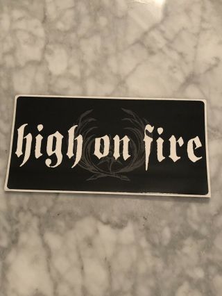 Metal Relapse 5 Vintage Sticker Set - Bongzilla Today Is The Day High On Fire 2