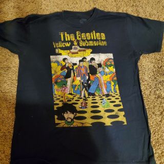 Beatles Yellow Submarine Size Large Shirt Rare Paul Mccartney John Lennon