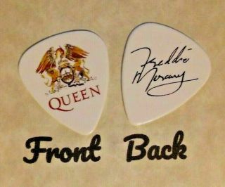 Queen Band Logo Freddie Mercury Signature Guitar Pick (c)