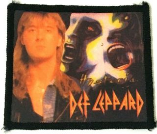 Def Leppard - Hysteria - Old Og Vtg 80/90`s Printed Patch Sew On Nwobhm