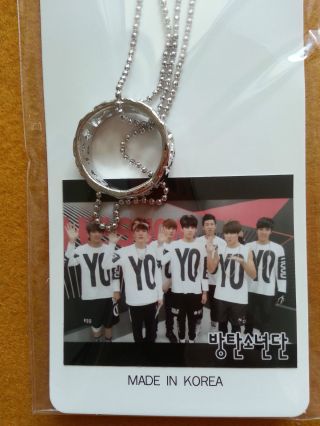 BTS Bangtan Boys Necklace Fashion Jewelry Ring KPOP Star BTS Korean Gift 3