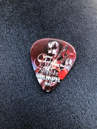 KISS Tour Guitar Pick LIVE Icon Paul Stanley Rock Band 9/11/12 Allegan Michigan 4