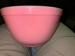 Vintage 1 - Piece Pink Pyrex Mixing Bowl/ Oven Ware 401 Made In Usa