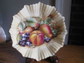 Aynsley England Orchard Gold Sweet Meat Dish