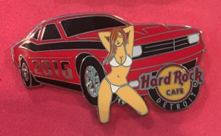 Hard Rock Cafe Pin: Detroit Sexy Girl