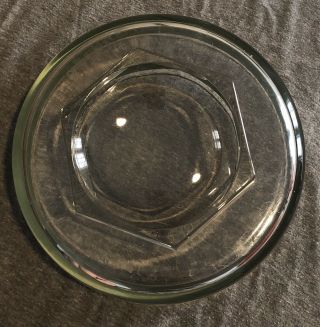 Vintage Jeanette HELLENIC GREEN WEDGEWOOD GREEK Large Glass Bowl 4