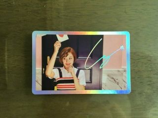Twice 4th Mini Album Signal Official Photocard Special Version 1pcs Chaeyoung