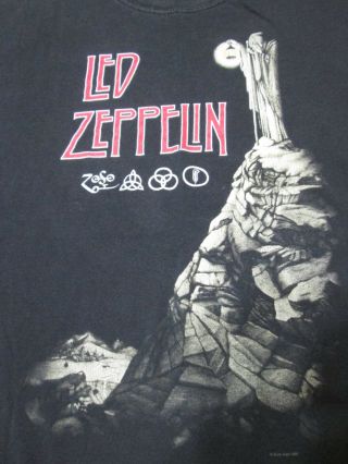 Vintage Led Zeppelin Zoso T - Shirt 2001 Size Xl