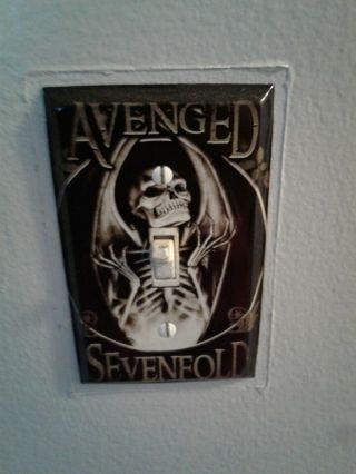 Avenged Sevenfold Metal Light Switch Cover Plate